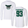 Northeastern State University Football White Long Sleeve - #93 Braylon Hardrick