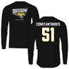 Towson University Lacrosse Black Performance Long Sleeve - #51 Matt Constantinides