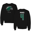 Northeastern State University Soccer Black Crewneck - #4 Ben Mings