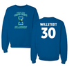 Texas A&M University-Corpus Christi Basketball Blue Islanders Crewneck - #30 Annukka Willstedt