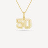 Gold Presidents Pendant and Chain - #50 Balaam Miller