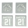 Boise State University Volleyball Stone Coaster (4 Pack)  - #21 Paige Bartsch