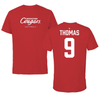 University of Houston Softball Red Tee - #9 Kennedy Thomas