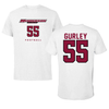 Henderson State University Football White Performance Tee - #55 Carvon Gurley