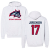 Stony Brook University Football Gray Hoodie - #17 Brandon Jorgensen