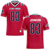 Stony Brook University Red Football Jersey - #83 Anthony Johnson