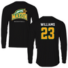 George Mason University Basketball Black Mason Performance Long Sleeve - #23 Carmen Williams