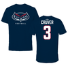 Florida Atlantic University Football Navy Jersey Tee - #3 Carson Cruver