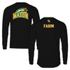 George Mason University Tennis Black Performance Long Sleeve - Zavan Fahim