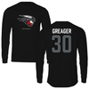 Western Colorado University Football Black Performance Long Sleeve - #30 Jordan Greager