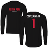 Austin Peay State University Football Black Performance Long Sleeve - #1 Romon Copeland Jr