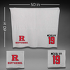 Rutgers University Lacrosse Gray Blanket - #19 Ben McKelvy