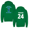 Texas A&M University-Corpus Christi Basketball Green Hoodie - #24 Violeta Verano