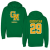 George Mason University Baseball Green Hoodie - #29 Luke Goodyear