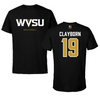 West Virginia State University Volleyball Black Tee - #19 Ryleigh Clayborn