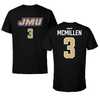 James Madison University Soccer Black Tee - #3 Jordan McMillen