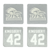 University of Texas at San Antonio Baseball Stone Coaster (4 Pack)  - #42 Fischer Kingsbery