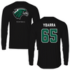 Northeastern State University Football Black Mascot Long Sleeve - #65 Draven Ybarra