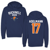 Bucknell University Baseball Navy General Hoodie - #17 Jonathan Adelmann