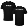 West Virginia State University TF and XC Black Tee - Ronnie Matthews III