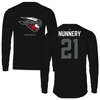 Western Colorado University Football Black Long Sleeve - #21 Swanson Nunnery
