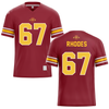 Iowa State University Red Football Jersey - #67 Carson Rhodes