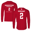 University of Houston Basketball Red Long Sleeve - #2 Kierra Merchant