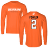 Sam Houston State University Volleyball Orange Performance Long Sleeve - #2 Avery Fowler