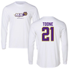 McKendree University Baseball White Performance Long Sleeve - #21 Harrison Toone