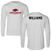 University of Arkansas TF and XC Light Gray Long Sleeve - Grant Williams