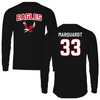 Eastern Washington University Basketball Black Eagles Long Sleeve - #33 Emmett Marquardt