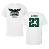 Northeastern State University Football White Performance Tee - #23 Jordan Alford