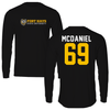 Fort Hays State University Football Black Performance Long Sleeve - #69 Braxton McDaniel