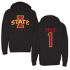 Iowa State University Softball Black Hoodie - #1 Sereniti Trice