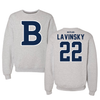 Butler University Soccer Gray Crewneck - #22 Hadar Lavinsky