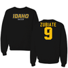 University of Idaho Soccer Black Block Crewneck - #9 Mia Zubiate