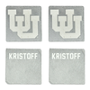 University of Utah Swimming & Diving Stone Coaster (4 Pack)  - Keaton Kristoff