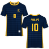 East Tennessee State University Navy Soccer Jersey - #10 Katie Philips
