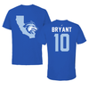 Sonoma State University Basketball Blue State Tee - #10 Julian Bryant