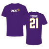 McKendree University Baseball Purple Tee - #21 Harrison Toone