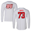 Saint Francis University (Pennsylvania) Football White Long Sleeve - #73 Omari Smith