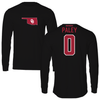 University of Oklahoma Soccer Black Performance Long Sleeve - #0 Morgan Paley