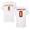 Iowa State University Soccer White Tee - #0 Kasey Cannistraro