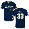 Florida International University Blue Baseball Jersey - #33 Brylan West