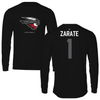 Western Colorado University Football Black Long Sleeve - #1 Elias Zarate