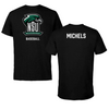 Northeastern State University Baseball Black NSU Tee - Cameron Michels