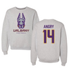 University at Albany Football Gray Crewneck - #14 Kevon Angry