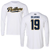 Florida International University Baseball White Panthers Performance Long Sleeve - #19 Austin Dearing