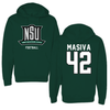 Northeastern State University Football Green Hoodie - #42 Peni Masiva