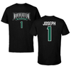 Northeastern State University Football Black Performance Tee - #1 John Joseph